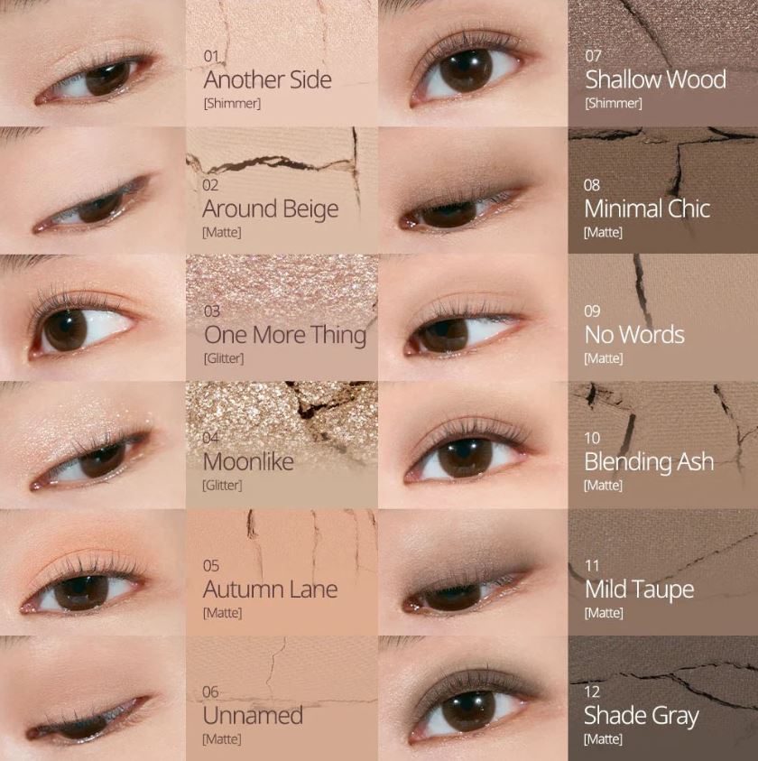 Clio Shade & Shadow Palette -01 Shadow Gallery
