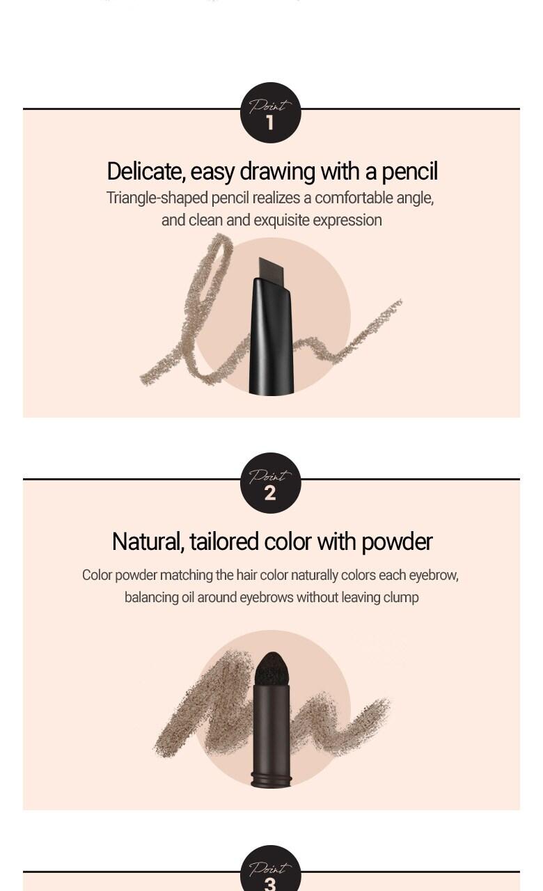 WAKEMAKE Powder Jet Dual Brow 0.75g - #06 Deep Brown