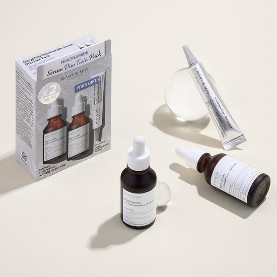 Mary & May Niacinamide Serum Duo Twin Pack (30ml x2+Eye cream12g)