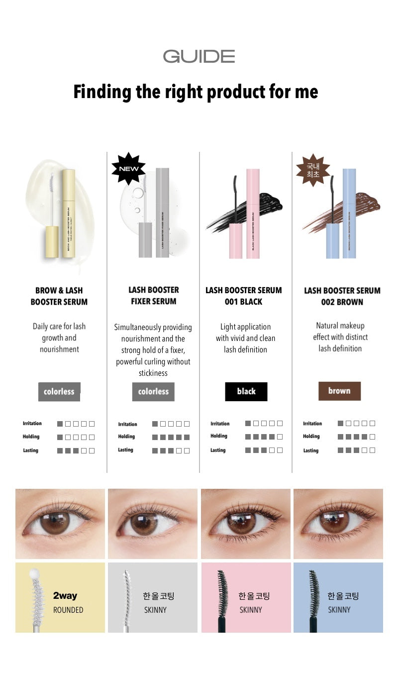 Entropy Brow & Lash Booster Serum (4 Types)