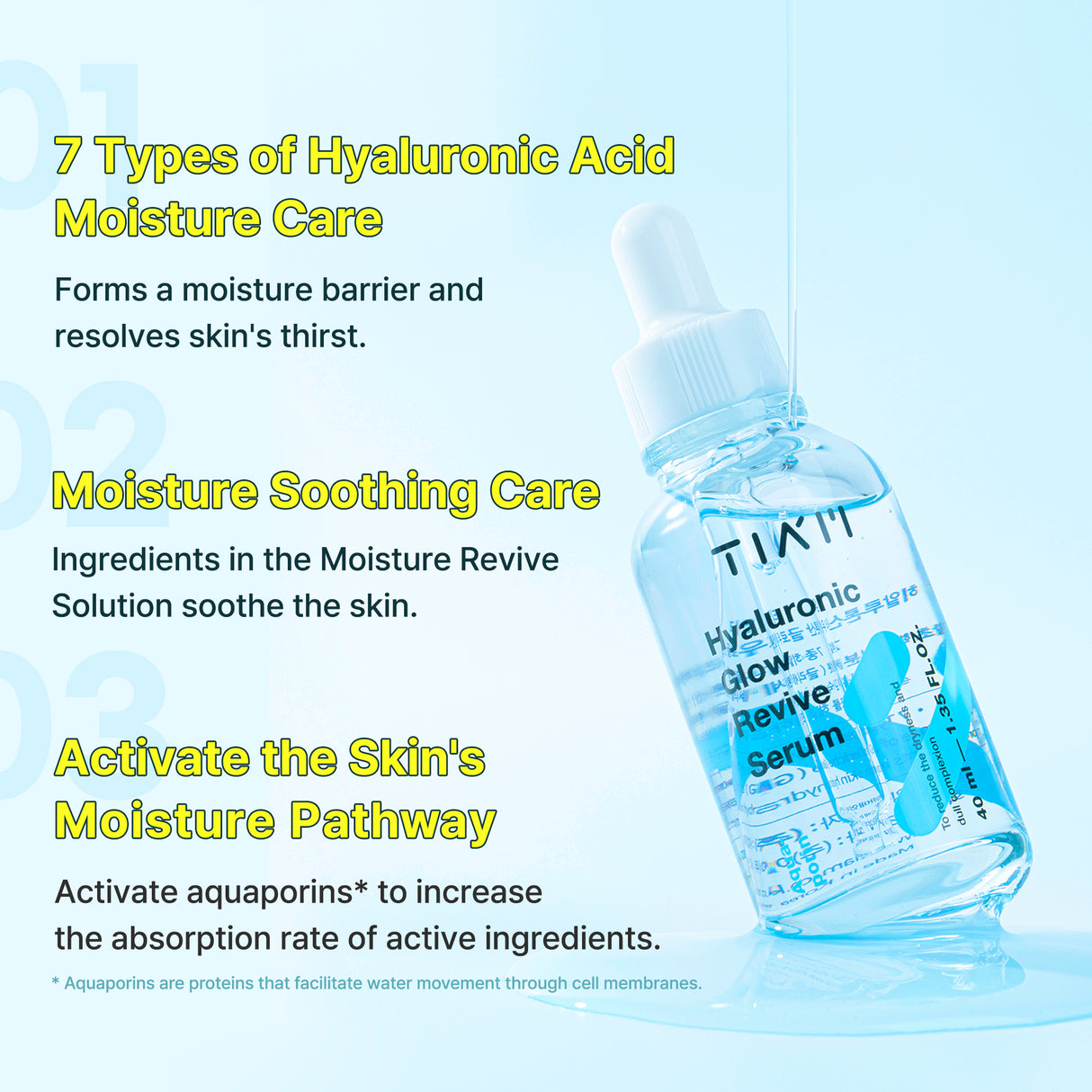 Tiam Hyaluronic Glow Revive Serum - 40ml