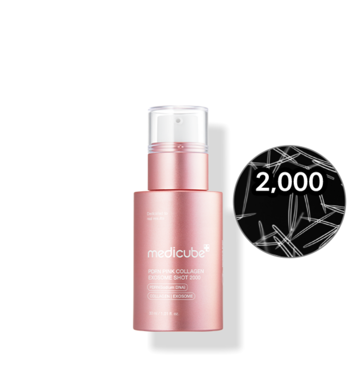 Medicube PDRN Pink Collagen Exosome Shot Ampoule 2000 30ml