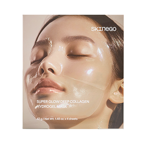 Skinego Super Glow Deep Collagen Hydrogel Mask 8ea