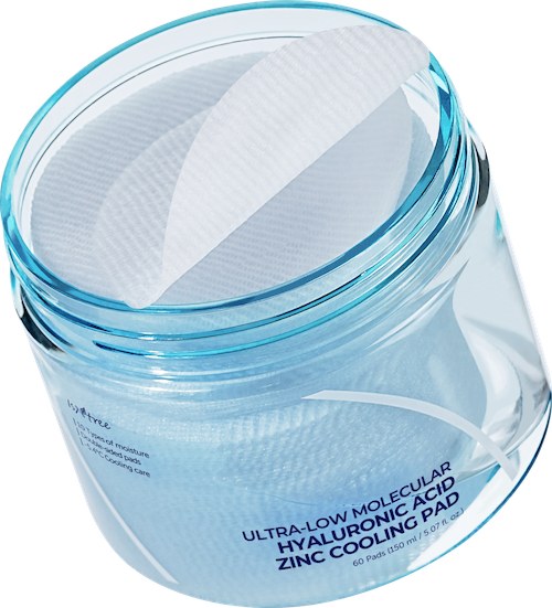 Isntree Ultra-Low Molecular Hyaluronic Acid Zinc Cooling Pad 150ml 60ea