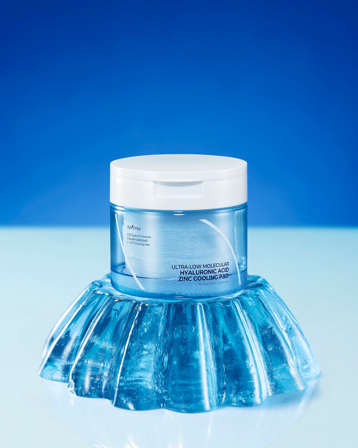 Isntree Ultra-Low Molecular Hyaluronic Acid Zinc Cooling Pad 150ml 60ea