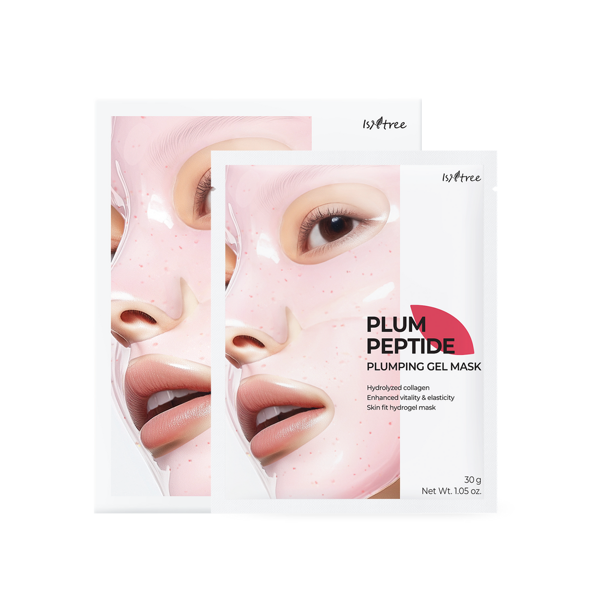 Isntree Plum Peptide Plumping Gel Mask 30g*4ea