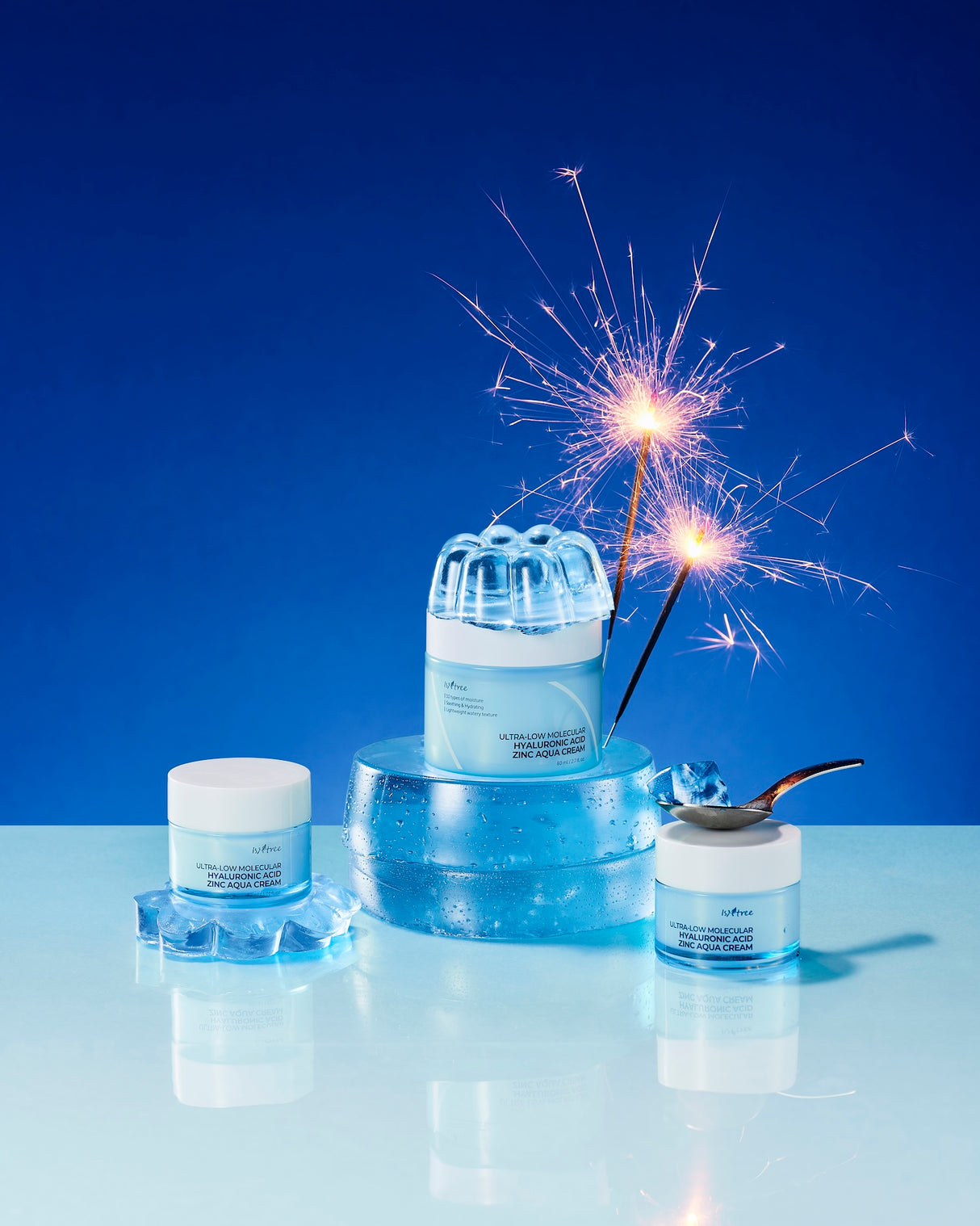 Isntree Ultra-Low Molecular Hyaluronic Acid Zinc Aqua Cream 80ml