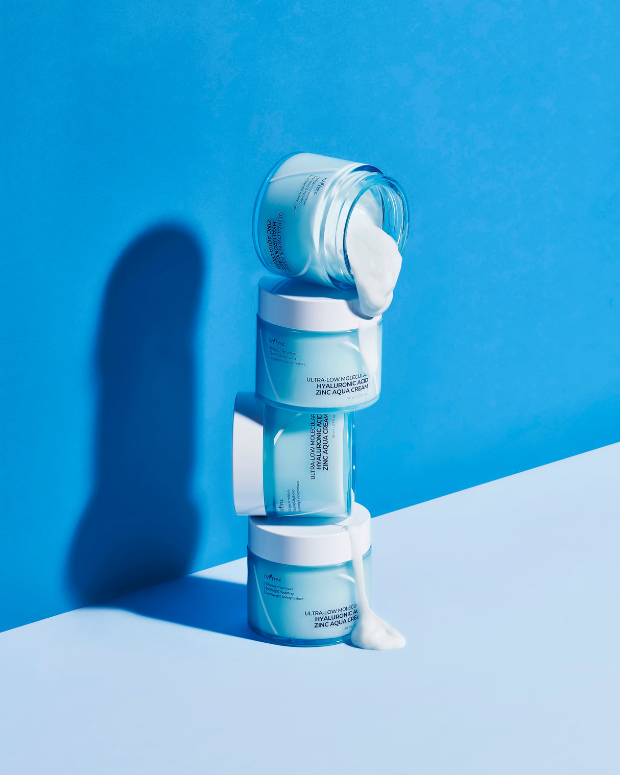 Isntree Ultra-Low Molecular Hyaluronic Acid Zinc Aqua Cream 80ml