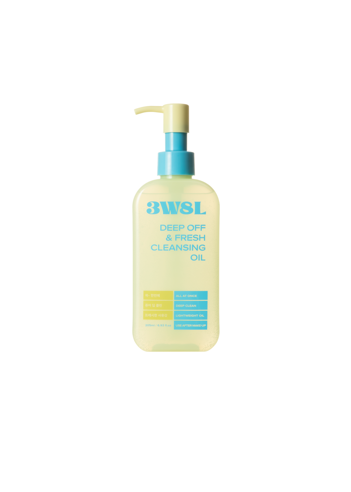 3W8L Deep Off & Fresh Cleansing Oil 205ml