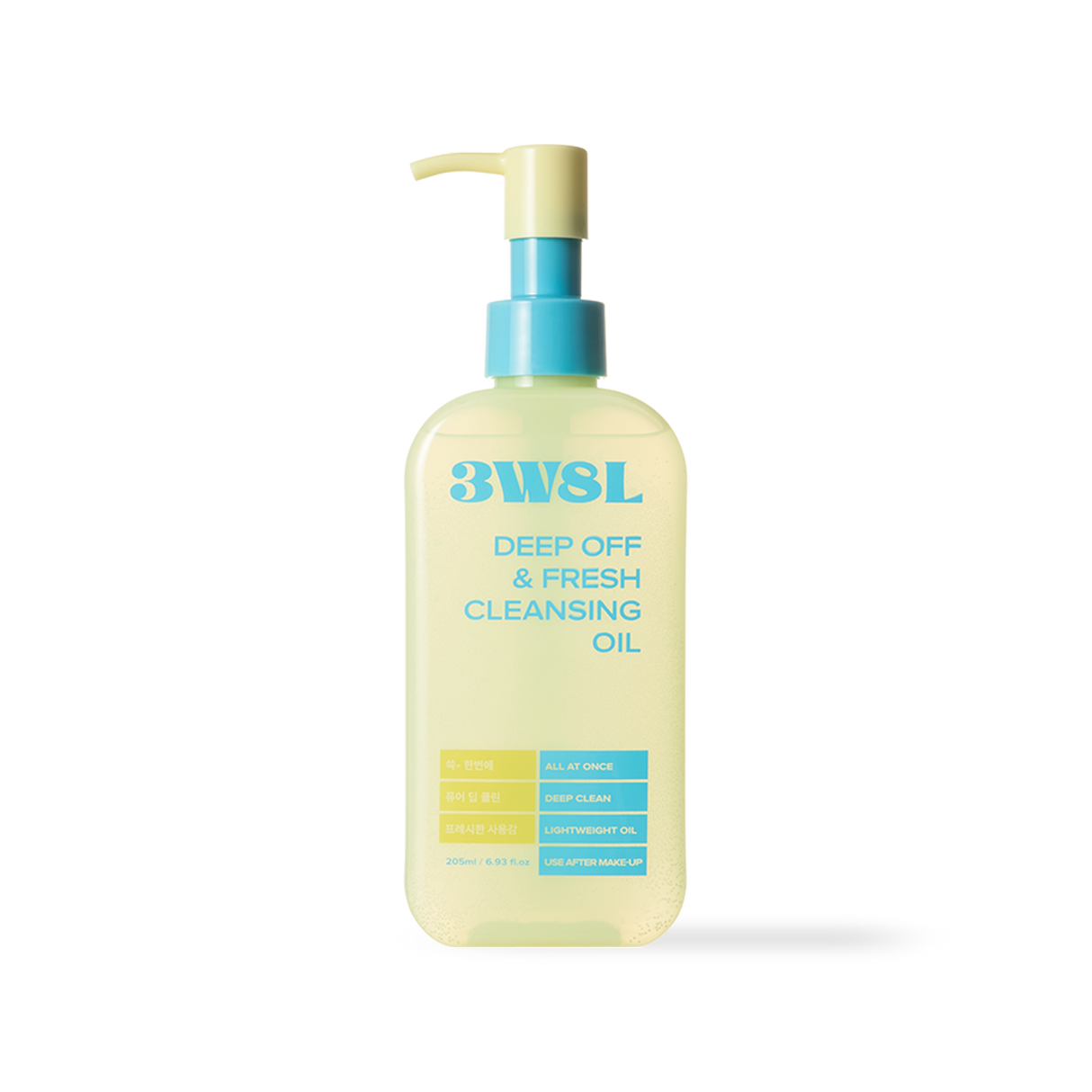 3W8L Deep Off & Fresh Cleansing Oil 205ml