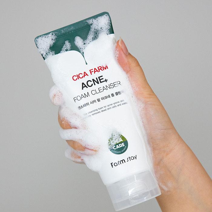 Farmstay Cica Farm Acne Foam Cleanser 180ml