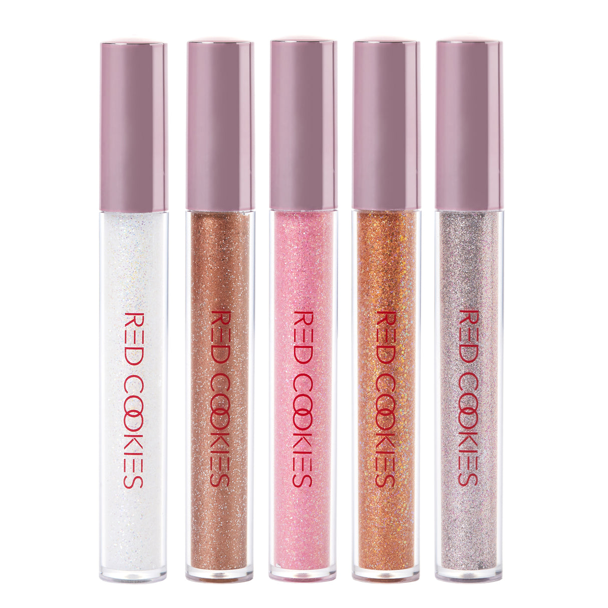 Red Cookies Twinkle Glaze Pearl Glitter