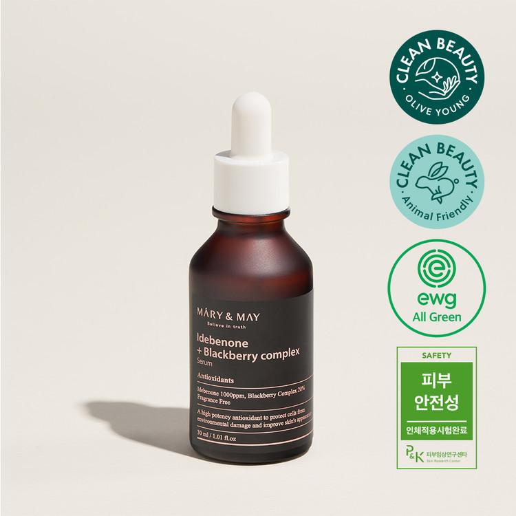 MARY & MAY Idebenone + Blackberry Complex Serum - 30ml