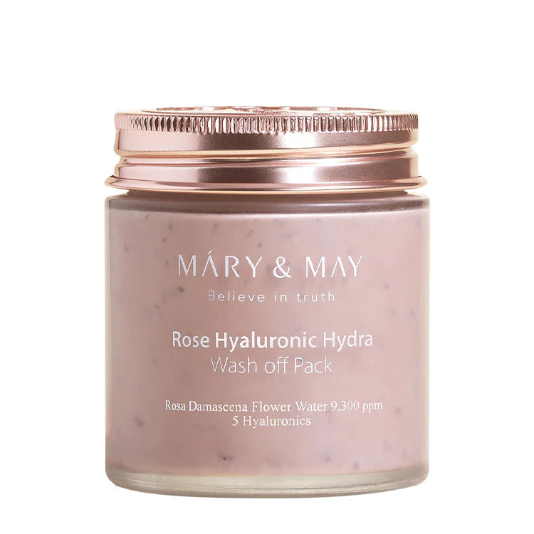 MARY & MAY Rose Hyaluronic Hydra Wash Off Pack 125g