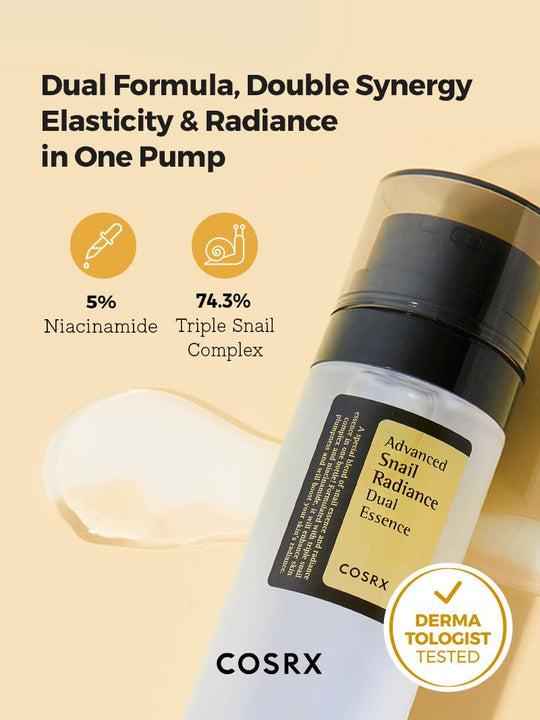 Cosrx Advanced Snail Radiance Dual Essence 80ml