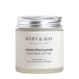 MARY & MAY Lemon Niacinamide Glow Wash Off Pack 125g