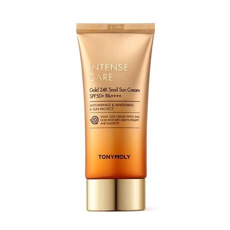 Tony Moly Intense Care Gold24K Snail Sun Cream SPF50+ PA++++ 50ml