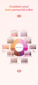 WAKEMAKE Soft Blurring Eye Palette Renewal 14g -  #04 Lavender Blurring