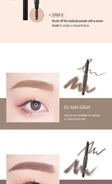 WAKEMAKE Powder Jet Dual Brow 0.75g - #07 Neutral Brown