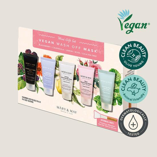 Mary & May Vegan Wash Off Mask Mini Gift Set (30g x5)