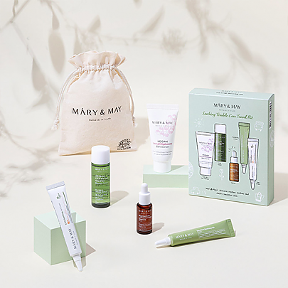 Mary & May Soothing Trouble Care Travel Kit (5pcs)