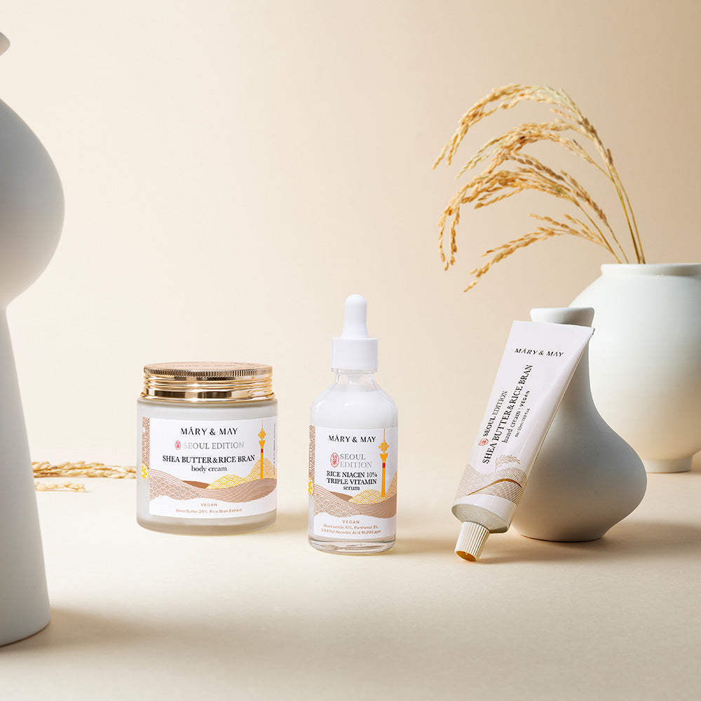 Mary&May Seoul Edition SHEA BUTTER & RICE BRAN Hand Cream 50ml