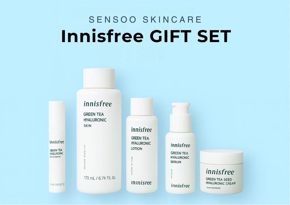 Innisfree Green Tea Hyaluronic Hydration Bundle