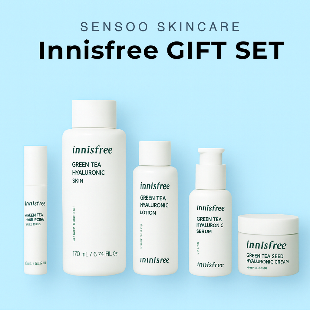 Innisfree Green Tea Hyaluronic Hydration Bundle