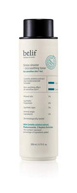 Belif Stress shooter - cica soothing toner 200 ml