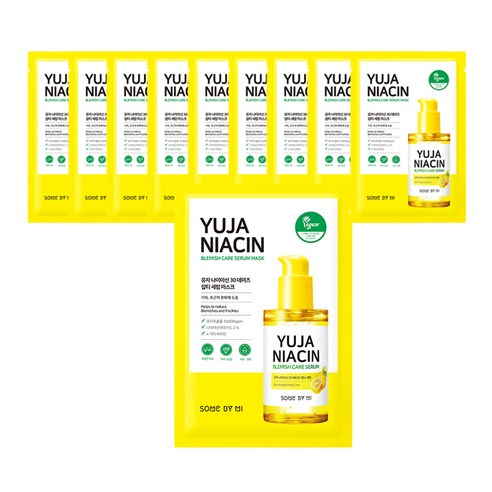 Some By Mi Yuja Niacin 30 Days Care Serum Mask  X 10EA