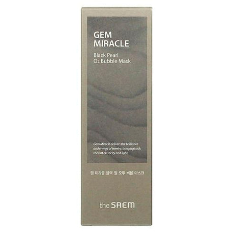 the SAEM Gem Miracle Black Pearl 02 Bubble Mask 105g