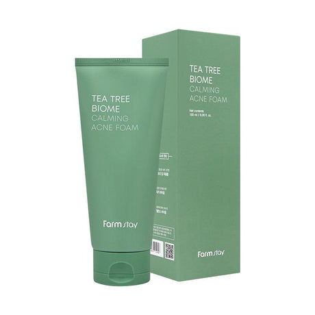 Farmstay Tea Tree Biome Calming Acne Foam 180ml