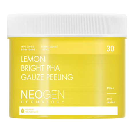 Neogen Dermalogy Lemon Bright PHA Gauze Peeling 190mL (30 Pads)