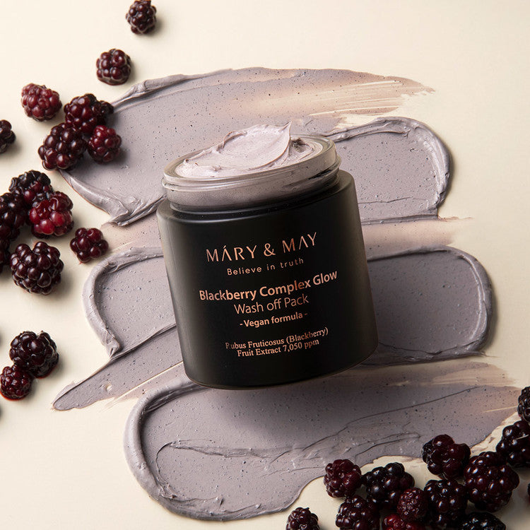 MARY & MAY Blackberry Complex Glow Wash off Pack 125g