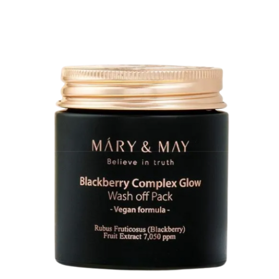 MARY & MAY Blackberry Complex Glow Wash off Pack 125g