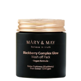 MARY & MAY Blackberry Complex Glow Wash off Pack 125g