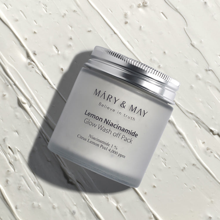 MARY & MAY Lemon Niacinamide Glow Wash Off Pack 125g