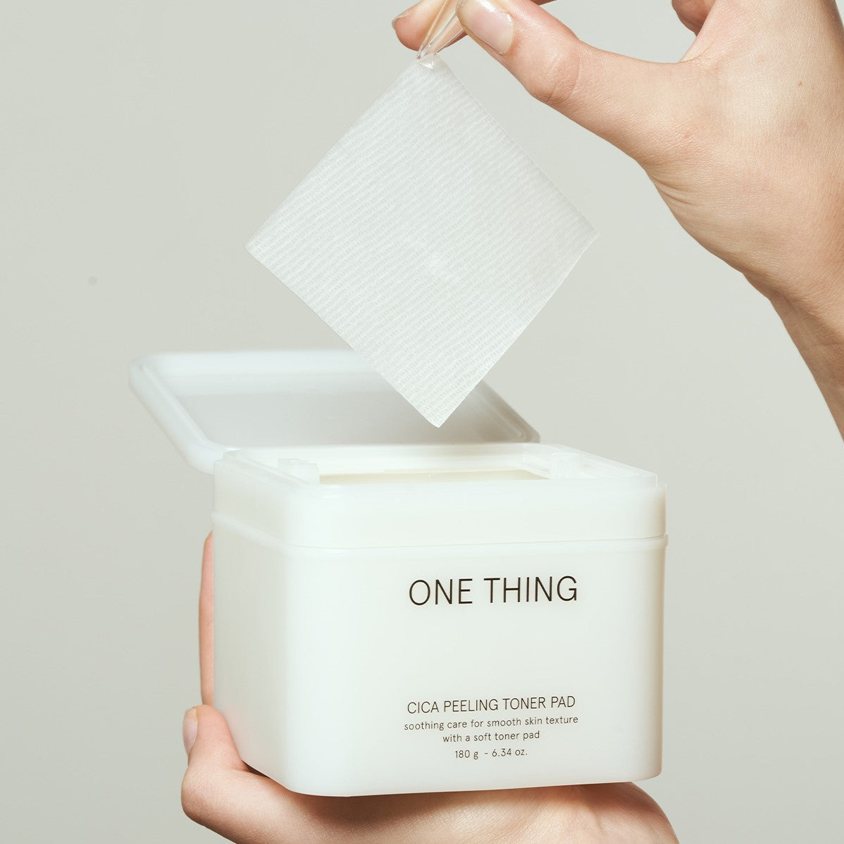 One Thing Cica Peeling Toner Pad 180g/65pcs – Sensoo Skincare